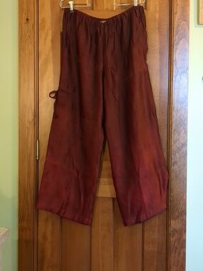 Alicia Mugetti Silk Baggy Gaucho's / Pants